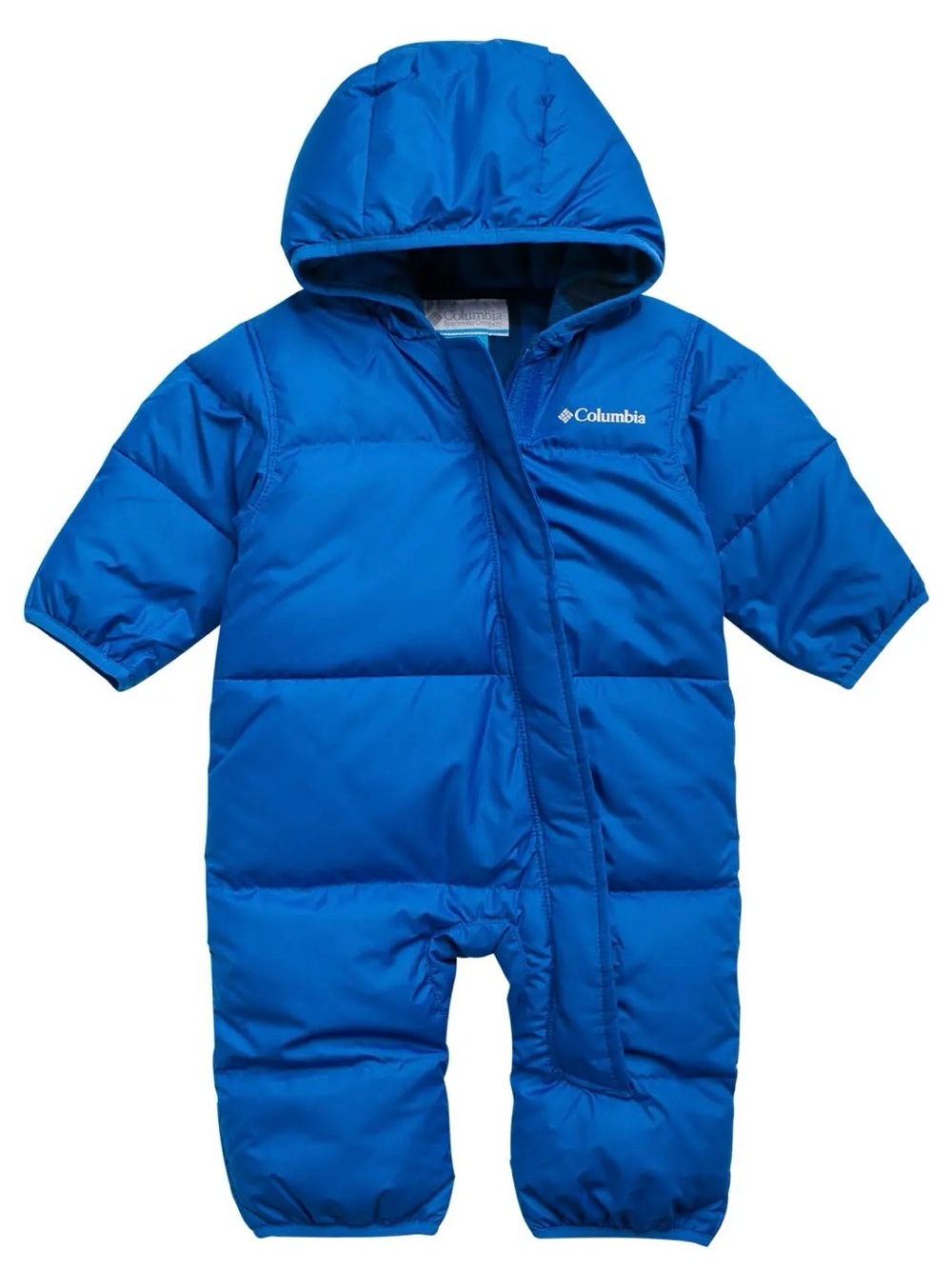 Columbia Toddler Blue Snow Jumpsuit Snuggly Bunny Cold Weather Onsie Size: 12 Mo